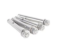 Expansion bolts, 304 Stainless Steel Expansion Screws Half-Tooth M6 M8 M10 M12 M14 M16 Concrete Anchors Bolts Hook Bolt