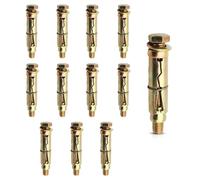 Expansion Bolts - ShiningUU 12Pcs M6 x 50mm Heavy Duty Durable Wall Anchors for Concrete, Brick & Masonry | Sleeve Fixings for Home, Secure DIY & Construction Projects