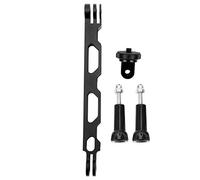 Expansion Bracket Aluminium Alloy Extension Arm for ONE X X2 Camera Accessory Aluminum Alloy Camera Mount with Hollow Design Lightweight Durable for Action Camera Photography (Black)