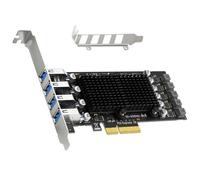 Expansion Card 4 Port USB3.2 PCIE Desktop Computer Adapter PCIe USB3.2 Controller Adapter For Desktop PC USB