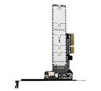 Expansion Card for Hard Drives, PCIe 5.0 to M.2 PC Adapter, Data Transfer External Storage Hard Drives Expansion Card with Heatsink - For PC Desktop Computer Workstation and the