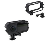 Expansion Case for Insta360 X6, Protective Frame with Cold Shoe Mount (horizontal, black)