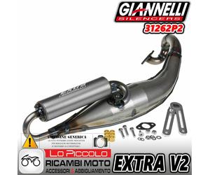 Expansion Exhaust Pipe Giannelli Extra V2 Peugeot Jet Force 50 C-Tech 2009