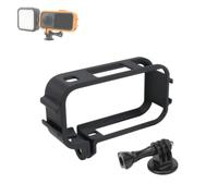Expansion Frame Compatible with Insta360 X6 - Dual Cold Shoe Mount with Quick Release & Safety Protection for Horizontal/Vertical Shooting，Horizontal,Black