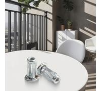 Expansion Nut Set - 20-Piece Carbon Steel Flared Anchor Nut with Zinc Plating, for Thin Plates, Hollow Walls & DIY Projects, M4×16/M4×20/M5×20/M6×20