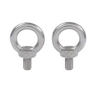 Expansion Screw Bolts, 2 Pcs M10 Stainless Steel Ring Bolts Welded Closed Screw Rod Eye Screw Bolts For Engineering