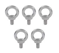 Expansion Screw Bolts, 5 Pieces Stainless Steel Lifting Eye Bolt M6 40Mm M6 80Mm Lengthened Eye Bolt Screw For Engineering