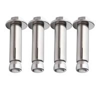 Expansion Screw Bolts,External Hex Nut, Wall Plugs, 4 PCS hor Bolt Fixing hors Expansion Screw Bolts(M8*50)