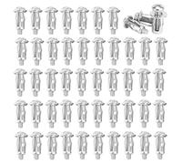 Expansion Screw Nut, Jack Petal Nuts With Screws | Petal Shape Metal Nut Kit For Hollow Wall Car Installation License Plate Billboard Cavity Wall Iron Wire