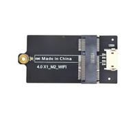 Expansion Slot Adapter for Supported E Cards | Black Adapter Board, Space-Saving Flat Profile, Included Card for Installing a Supported E Module