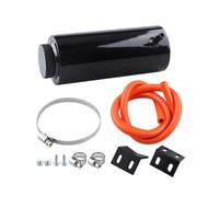 Expansion Tank Cap Universal Coolant Radiator Tank 800ml Expansion Cooling Catch Bottle Overflow Reservoir Aluminum Engine Oil Catch Can(Black)