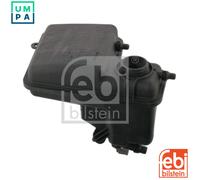 Expansion Tank, coolant Plastic black 38456 FEBI BILSTEIN for BMW 7
