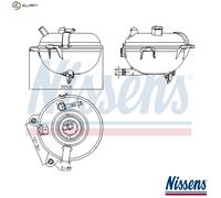 NISSENS 996130 Coolant expansion tank