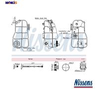 NISSENS 996216 Coolant expansion tank