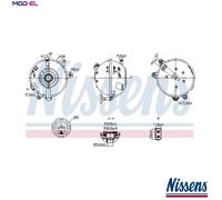 NISSENS 996324 Coolant expansion tank