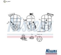 NISSENS 996325 Coolant expansion tank
