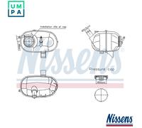 NISSENS 996339 Coolant expansion tank