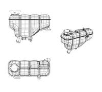 NRF 454037 Coolant expansion tank