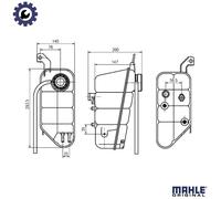 EXPANSION TANK COOLANT CRT 118 000S FOR MERCEDES-BENZ LASS G-CLASS/Cabrio