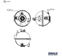 MAHLE ORIGINAL CRT 223 000S Coolant expansion tank