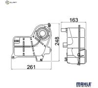Mahle Expansion tank - CRT24000S