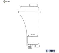 MAHLE CRT 51 000S Coolant expansion tank