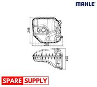 EXPANSION TANK, COOLANT FOR AUDI Q7 MAHLE CRT 9 000S