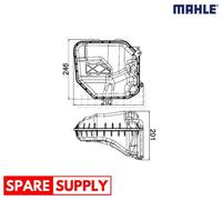 EXPANSION TANK, COOLANT FOR AUDI Q7 MAHLE CRT 9 000S