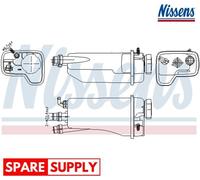 EXPANSION TANK, COOLANT FOR BMW E39 E38 NISSENS 996361
