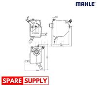 EXPANSION TANK, COOLANT FOR BMW E39 E60 E61 E63 MAHLE CRT 205 000S