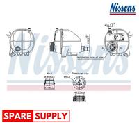 EXPANSION TANK, COOLANT FOR BMW G31 NISSENS 996357