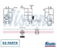 Expansion Tank, coolant for CHEVROLET AVEO NISSENS 996356