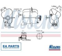 Expansion Tank, coolant for CHEVROLET BEAT NISSENS 996343 NEW