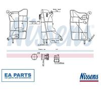 Expansion Tank, coolant for CITROËN C3 NISSENS 996304