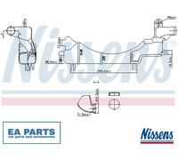 Expansion Tank, coolant for HONDA CIVIC NISSENS 996334