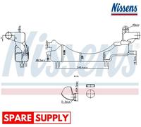 EXPANSION TANK, COOLANT FOR HONDA CIVIC STREAM NISSENS 996334