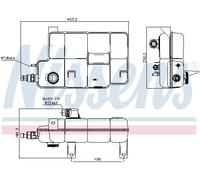 Expansion Tank, coolant for IVECO:CITY Bus,DAILY V Van,DAILY VI Van 504359964