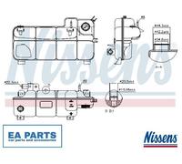 Expansion Tank, coolant for IVECO DAILY NISSENS 996077