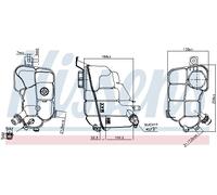 NISSENS 996257 Coolant expansion tank