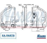 Expansion Tank, coolant for MERCEDES-BENZ ATEGO NISSENS 996022