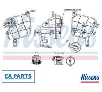 Expansion Tank, coolant for MERCEDES-BENZ W166 NISSENS 996207
