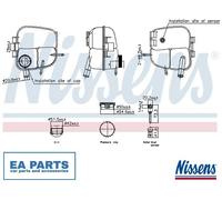 Expansion Tank, coolant for OPEL ASTRA H NISSENS 996303