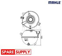 EXPANSION TANK, COOLANT FOR VW BEETLE BORA CADDY CC MAHLE CRT 19 000S