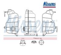 Expansion Tank, coolant NISSENS 996329 For FORD