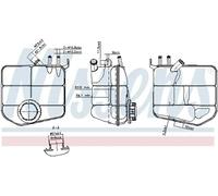 NISSENS 996143 Coolant expansion tank