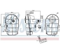 NISSENS 996145 Coolant expansion tank