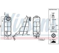 NISSENS 996152 Coolant expansion tank
