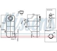 NISSENS 996193 Coolant expansion tank