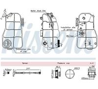 NISSENS 996216 Coolant expansion tank
