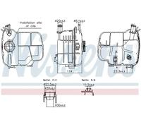 NISSENS 996224 Coolant expansion tank